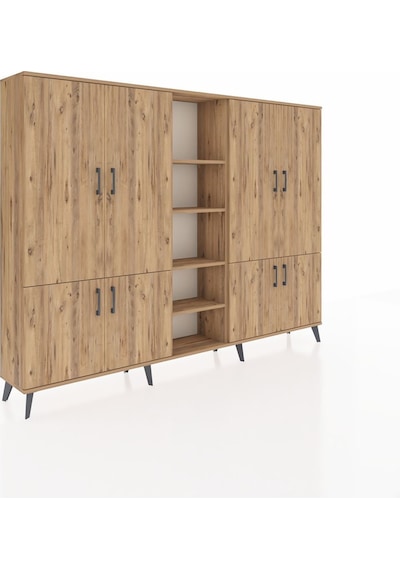 Arges Dolap 14 Raflı 8 Kapaklı 220x30x163 Çam-çam Atlas Çam - Atlas Çam Arges Dolap 14 Raflı 8 Kapaklı 220x30x163 Çam-çam Atlas Çam - Atlas Çam