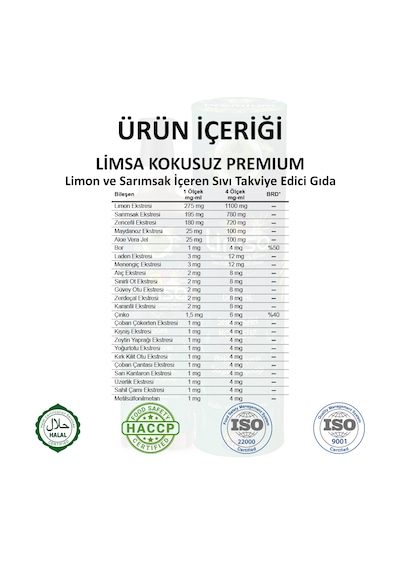 Gökçek Şifa Premium Limsa Kokusuz 500 ML