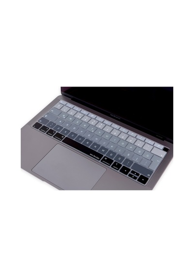 Laptop Apple Uyumlu MacBook Air 13Inc Klavye Koruyucu A1932 2018/2019 Türkçe Siyah