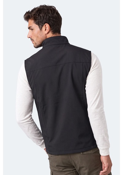Slazenger Corven Erkek Softshell Siyah Yelek
