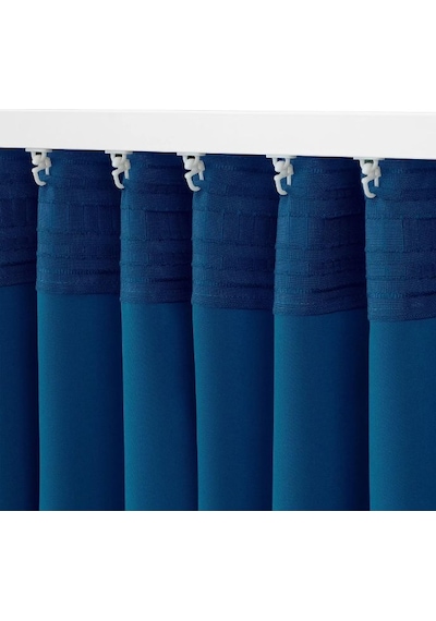 Ikea Majgull Fon Perde 145x300 Cm Lacivert