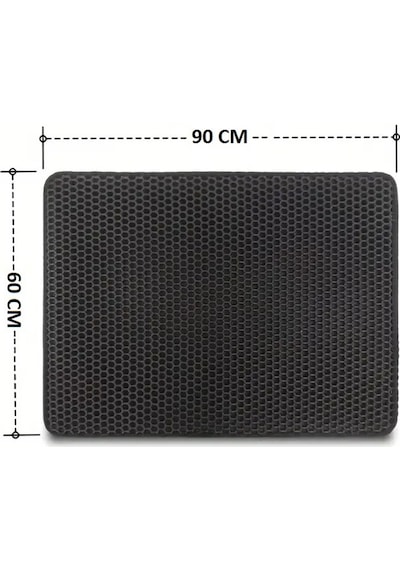 Cateva Elekli Kedi Kumu Paspası Orta Boy Çift Taraflı Su Geçirmez 90 x 60 CM