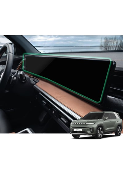 KGM SsangYong Torres & Torres EVX (2024-2026) Uyumlu 12.3"+12.3" Tek Parça 9h Nano Ekran Koruyucu