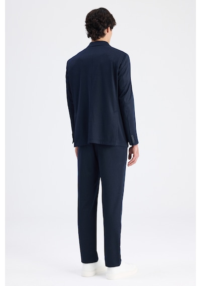 D's Damat Ds Damat Comfort Fit Lacivert Çizgili Takim Elbise 6hc05s210604m 101