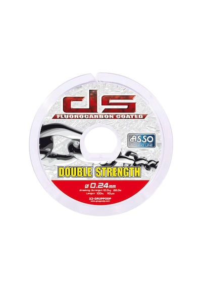 Asso Double Strength 100 Metre Fluorocarbon Gri Misina (463509546)