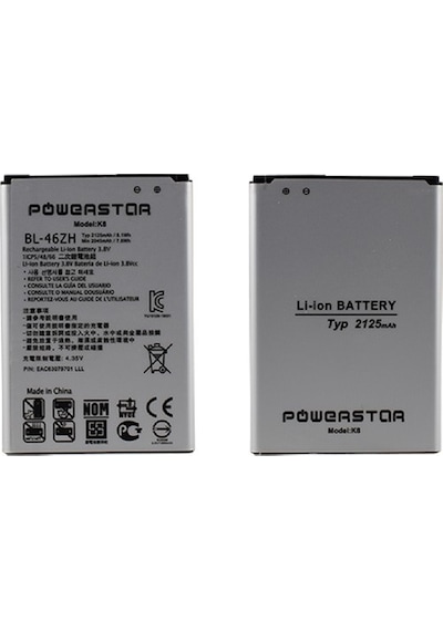 Powerstar LG Uyumlu K7 K8 Batarya Bl-46Zh