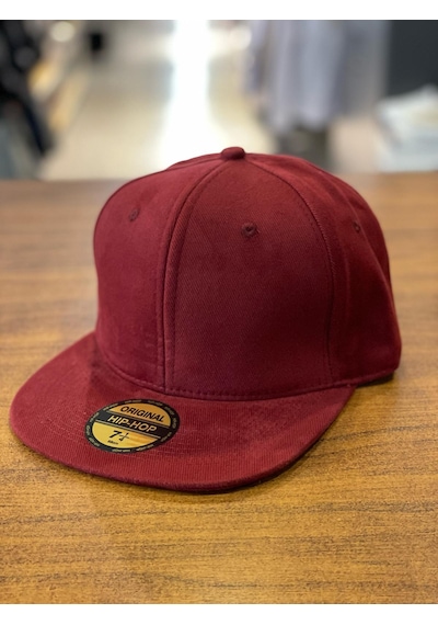 Hamze Hip Hop Snapback Rapper Basket Cap Şapka Unisex Bordo