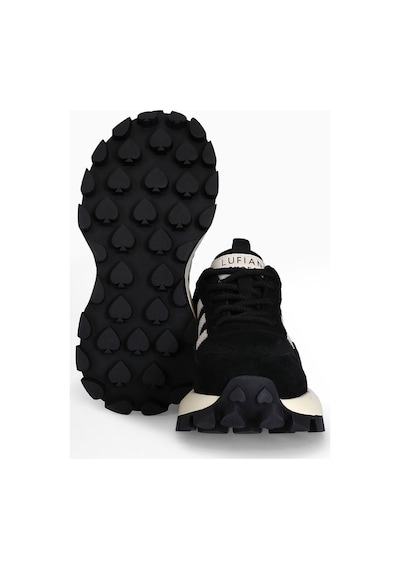 Lufian 122230053 Tatum Kadın Hakiki Deri Klasik Sneaker Siyah Siyah