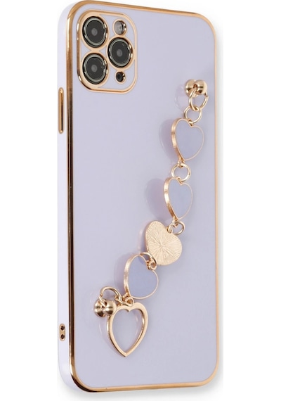 Cosmotex Newface Apple iPhone Uyumlu  11 Pro Max Kılıf Esila Silikon - Lila