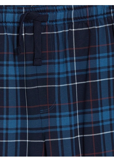 LC Waikiki Lc Waıkıkı Petrol Regular Fit Ekose Erkek Pijama Altı