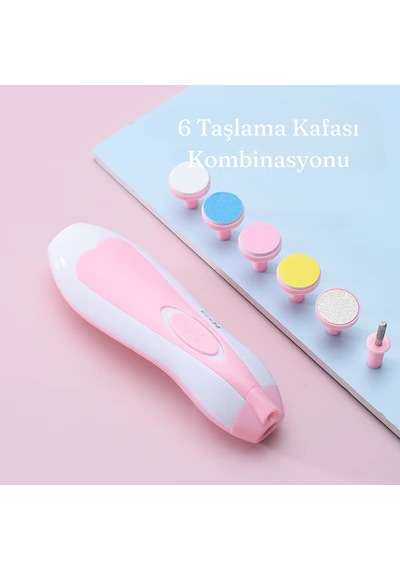 20 Parça Erkek Bebek Bakım Seti Yeni Doğan Bakım Kiti Tırnak Saç Bakımı Açık Pembe