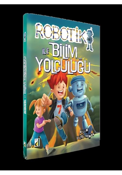 Robotik ile Bilim Yolculuğı - Çizgi Roman - Damla Yayınevi