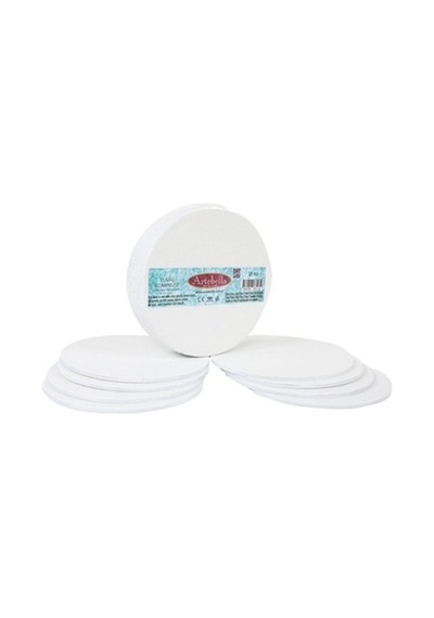 Ktytc8S010 Artebella (Preslenmiş) Tuval Kompozit Yuvarlak 10 Cm 8