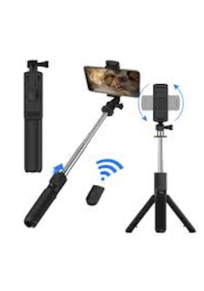 Abatech S03 Led Işıklı Tripod Bluetooth Kumandalı Üçü Birarada Selfie Çubuğu Monopod