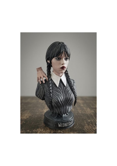 Eselya3d Wednesday Figür - Wednesday ,el Biblo - Fanart 15cm