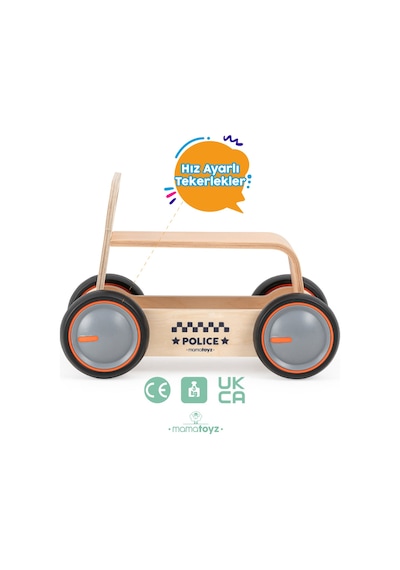 Driveme Wood Polis Yürüteç