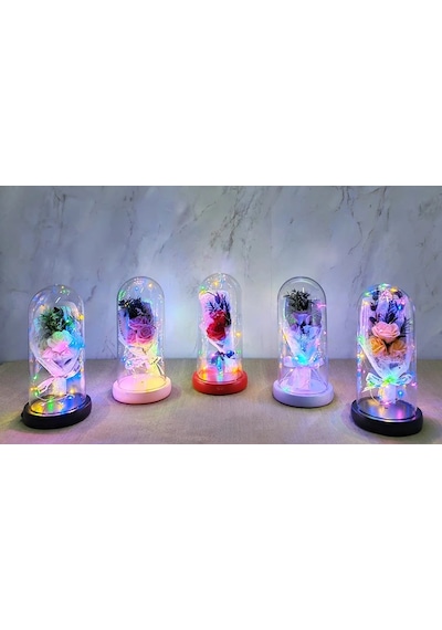 Işıklı Müzikli Romantik Gül Buketi Alk4999 17a28