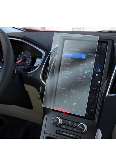 Ford Edge 12 İnç Ekran Koruyucu Multimedya Parlak Nano