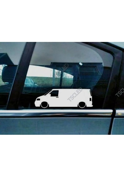 T5 Transporter Panel Van Kapı Kelebek Cam Oto Sticker 17 Cm 2 Adet
