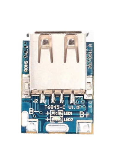 Powerbank Devresi - Lityum Pil Şarj - 5V 1A Usb Boost Modül Lion N11.3388
