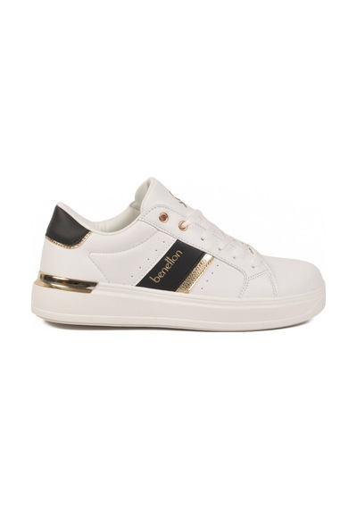 United Colors Of Benetton Bej Altın Bağcıklı Cilt Memory Foam Unisex Spor Ayakkabı Bnı-12074 G Bej-altın
