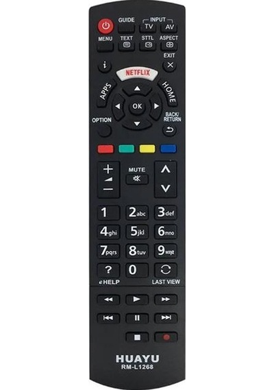 Huayu Rm-l1268 Panasonic Netflix Tuşlu Universal Lcd Tv Kumandası