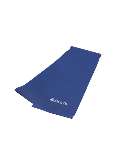Pilates Bandı Tam Sert 150 X 15 Cm Egzersiz Direnç Lastiği Uç Kısmı Açık Koyu Mavi