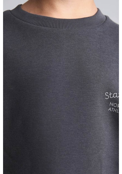 Defacto Nakışlı Antrasit Erkek Çocuk Sweatshirt H9683a8/ar31