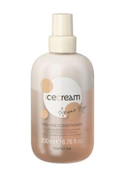 Inebrya Ice Cream Argan Age Pro-age Conditioner - Argan Age Cift Fazli Durulanmayan Sprey Krem 200 Ml