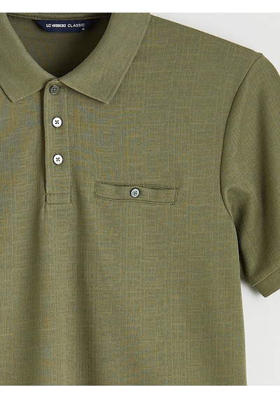 Lcwaıkıkı Classic Haki Polo Yaka Erkek Tişört