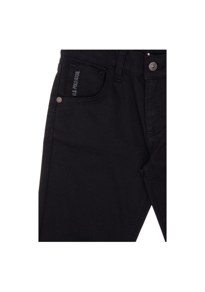 U.s. Polo Assn. Erkek Çocuk Siyah Pantolon Kanvas-chino 50317206-vr046 Siyah