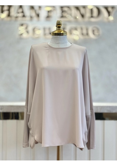 Fuat Gürşen Fg-26k6335-b Bej Renk Tunik Çok Renkli