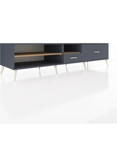 Kronos Tv Ünitesi 2 Raflı 2 Çekmeceli 220x59x51 Antrasit-çam/antrasit Atlas Çam/antrasıt - Antrasıt Kronos Tv Ünitesi 2 Raflı 2 Çekmeceli 220x59x51 Antrasit-çam/antrasit Atlas Çam/antrasıt - Antrasıt