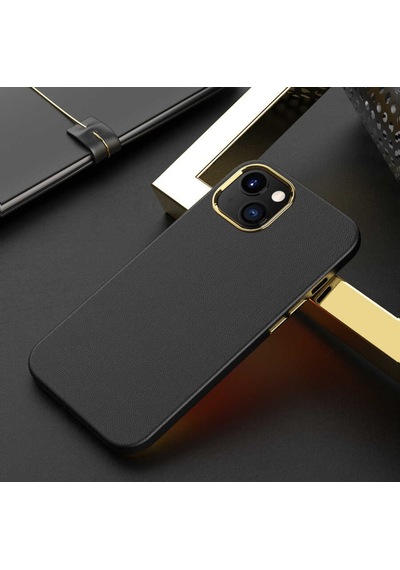 Apple Uyumlu iPhone 13 Mini Kılıf Deri Natura Kapak