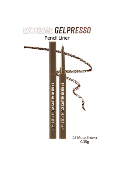 Clio Extreme Gelpresso Pencil Liner 05 Mute Brown