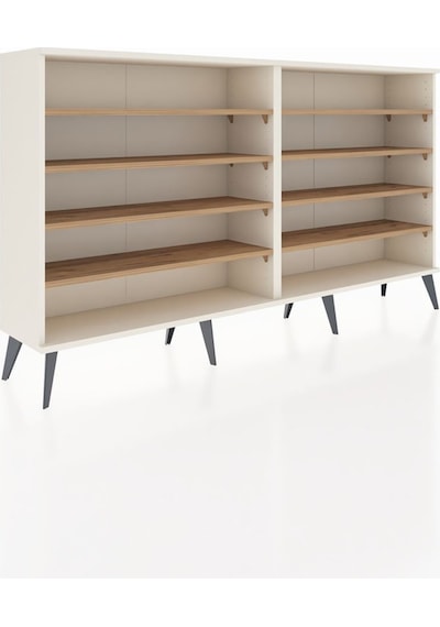 Arges Konsol 8 Raflı 176x30x99 Aytaşı-aytaşı/çam Aytası/atlas Çam - Aytası Arges Konsol 8 Raflı 176x30x99 Aytaşı-aytaşı/çam Aytası/atlas Çam - Aytası