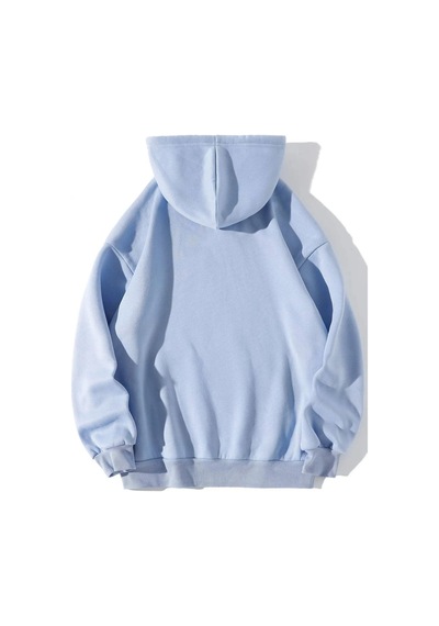 Uyguntarz San Francisco Baskılı Oversize Sweatshirt Bebe Mavisi