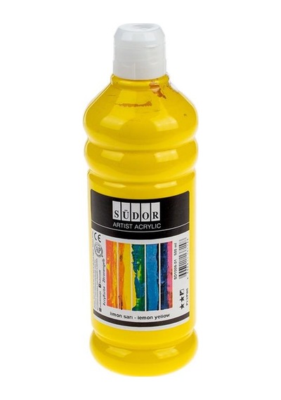 Südor Akrilik Boya Limon Sarı 500 Ml Sd1009-01 7148 22 Çok Renkli