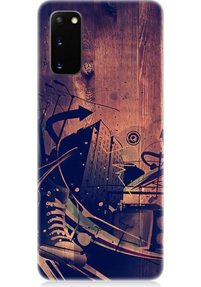 Samsung Galaxy S20 Uyumlu Karanlık Tiyatro Desenli Silikon Kılıf