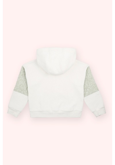 Kız Çocuk Ekru Fermuarlı Sweatshirt Çok Renkli 2511GK08008