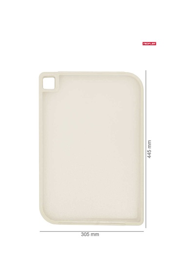 Fika Microban Kesme Tahtası Büyük 305 X 445 X 9 Mm - Bej Bej