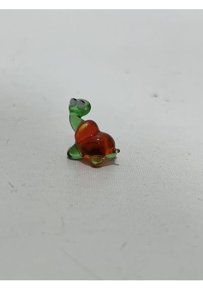 El Yapımı Mini Murano Cam Kaplumbağa Biblo A160-06