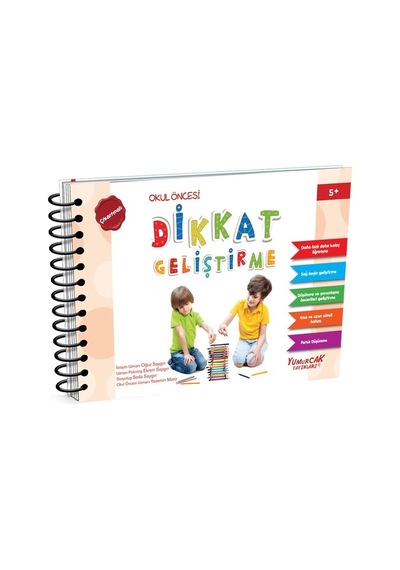 Dikkat Geliştirme 5 Yaş Kitabı - Oğuz Saygın - Yumurcak Yayınları