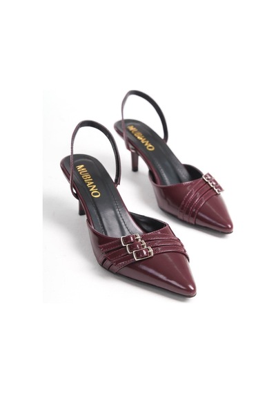 Mubiano Mbhrn720-brd Kadın Arkası Açık Sivri Burun Rugan Bordo Stiletto & Topuklu Ayakkabı Bordo Mubiano Mbhrn720-brd Kadın Arkası Açık Sivri Burun Rugan Bordo Stiletto & Topuklu Ayakkabı Bordo
