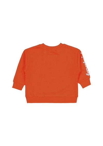 Civil Boys Skater Baskılı 2-5 Yaş Sweatshirt - Turuncu