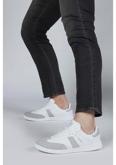 Jump 29787 Beyaz Gri Comfort Casual Anatomik Spor Ayakkabısı 001