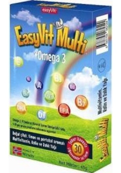 Easyvit Multi Omega 3 30 Jel Tablet