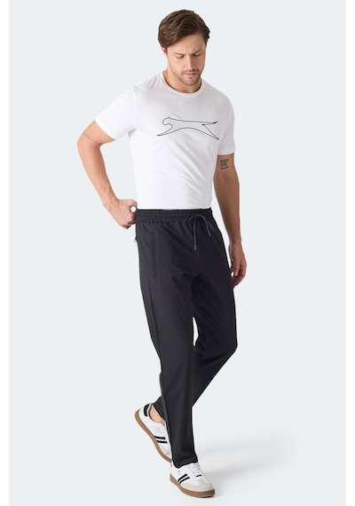 Slazenger Imprınt I Erkek Siyah Eşofman Altı Siyah