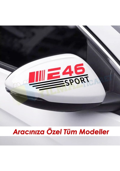 Bmw Dikiz Yan Ayna Oto Sticker 1 Çift E60 E39 E36 F30 F10 F20 X5 14 X 6 Cm
