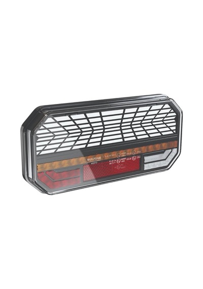 Wolfram 12v-30v Stop Lambası Ledli 6 Fonksiyonlu 235 110 Mm Sol E9